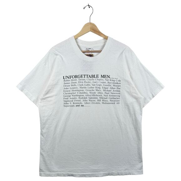 Vintage Funny Text 90s T-Shirt XL - Picture 1 of 7